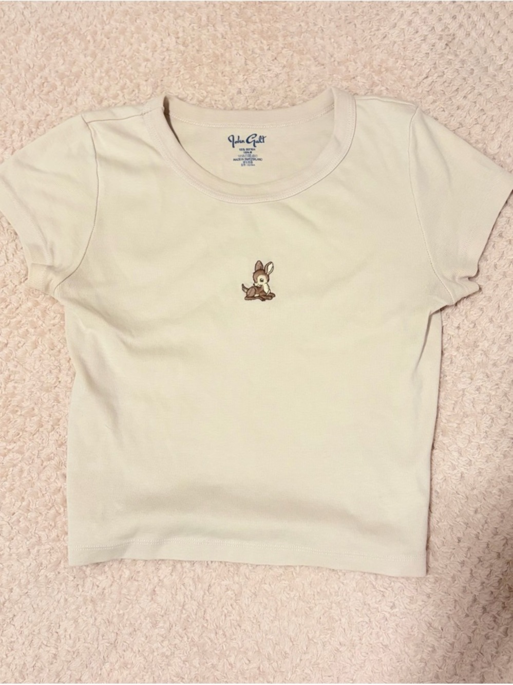 Brandy Melville Pink Deer Bambi Top